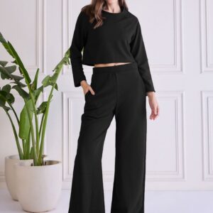 Women’s Black Two Piece Co-Ords Sets
